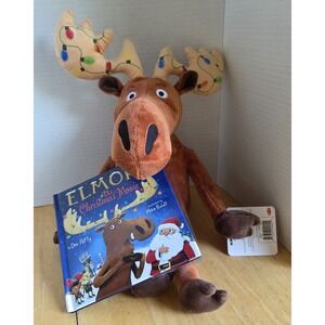 Kohl's Cares NEW Elmore the Christmas Moose Plush and Book Merry Makers 14 inch